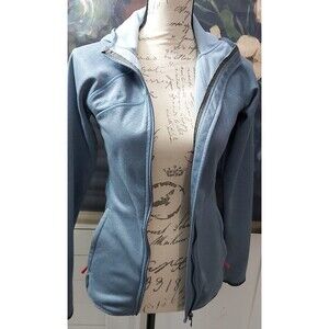 MAMMUT THERMAL PRO POLARTEC FLEECE ZIP HOODIE JACKET BLUE XS